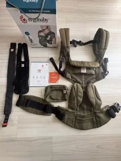 値下げergobaby OMNI 360 抱っこ紐 グレー・チェック柄 - メルカリ