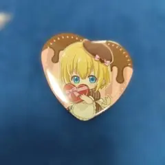 炎炎ノ消防隊 プリンセスカフェ バレンタイン ハート型 缶バッジ アイリス