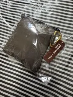 Plage ノベルティ　エコバッグ　トート　ブラウン　カラビナ付き