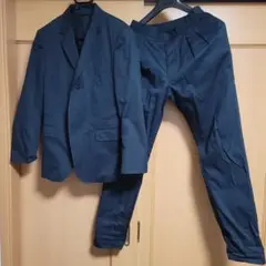 ユニクロ×ルメール ネイビー カジュアルスーツ セット Mサイズ