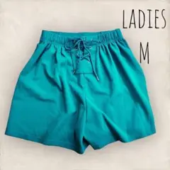 【最終値下げ!!】【未使用】 ショートパンツ グリーン レディース　夏　M