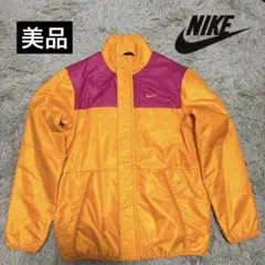Nike ナイロンジャケット オレンジ/パープル 「S」