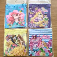 ディズニープリンセス ミニ巾着袋　７枚セット
