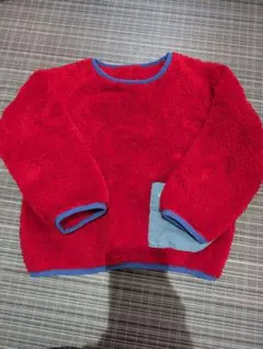 BEAMS:mini フリースジャケット 110cm レッド