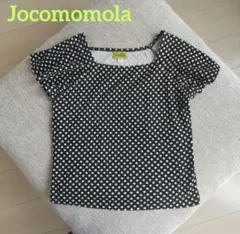 Jocomomola　ホコモモラ　ドット柄　カットソー　フリル袖のサムネイル
