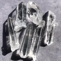 【虹入り！バーコード綺麗！透明度】レムリアンシードクリスタル　ポイント32