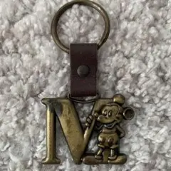 昭和レトロ　東京ディズニーランド イニシャルキーホルダーM ミッキー ビンテージ