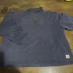 古着 Carhartt カーハート ジップパーカ ハーフジップ パーカー