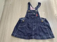 ミキハウス　サロペットワンピース S70-80