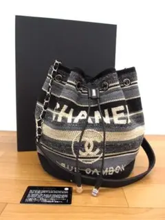 13枚‼️ CHANEL シャネル　保存袋　大〜中小サイズ　巾着袋　ブラック CHANEL シャネル 巾着バッグ キャンバス ビニール ブラック