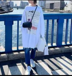 【新品】MM6MaisonMargiela ホワイト スウェットワンピース