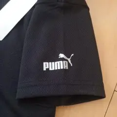 PUMA ブラック メッシュ Tシャツ