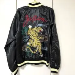 つ*し様 人気モデル クロップドヘッズ スカジャン 加藤清正 イエロー