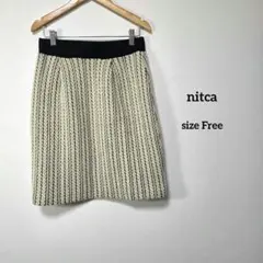nitca ニトカ リブ スカートクリーム 毛 Freeのサムネイル
