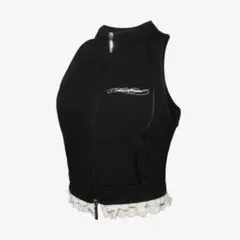 THEREDTHREAD w zip garter tops ブラック F - メルカリ