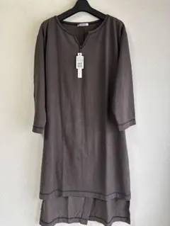 【新品タグ付き】RADIATE チュニックワンピース チャコール ヤマダヤ