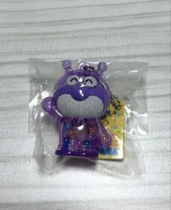 アンパンマンシャカシャカクリアキーホルダーバイキンマン紫