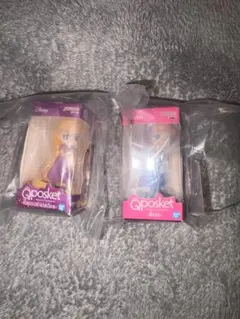 Qposket ラプンツェル アナ ミニチュアフィギュアセット　おまけシール付き