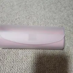 ピンク プラスチック製メガネケース