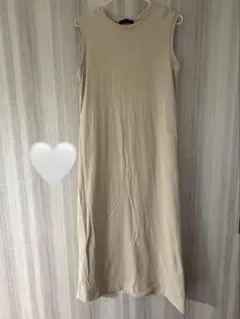 AMERICAN HOLIC ノースリーブワンピース ベージュ