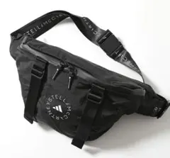 極美品Stella McCartney × adidas ブラック ボディバッグ