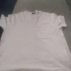 COMME CA ISM 薄オレンジ色 Tシャツ M