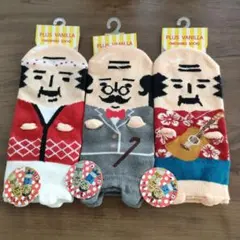 キャラクター柄ソックス 3足セット