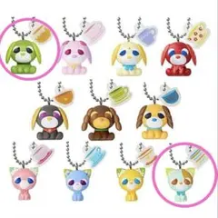 お茶犬　チョコボーロ　リョク　ソー　キーホルダー　ストラップ　⭐️２点　⭐️新品