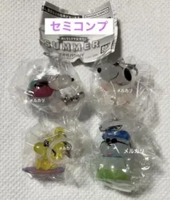スヌーピー　PEANUTS SUMMERめじるしアクセサリー　セミコンプセット