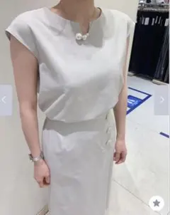 ライトグレー　オリヒカスカートセットアップ
