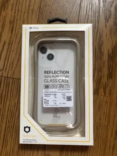 iFace iPhone 15 用 強化ガラス クリアケース(ベージュ)