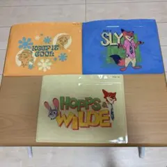 ズートピアのジッパーバック3セット