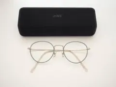 JINS ラウンドメガネ ブルーフレーム【度あり】