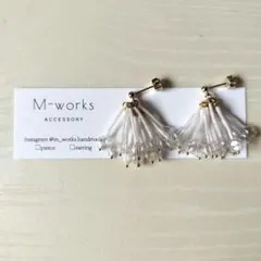 No.206　france vintage beads∴ピアス／イヤリング