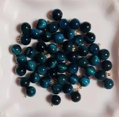 天然石・ハンドメイド・コネクター・チャーム・イアリング・ピアス・タイガーアイ