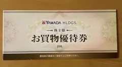 ヤマダ電機　YAMADA HLDGS. お買物優待券 10枚セット