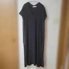 ZARA Vネックカットソーワンピース