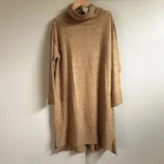 SM2 サマンサモスモス　ニットハイネックワンピ