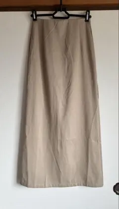GRL☆ベージュ ロングタイトスカート