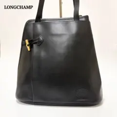 ロンシャン ロゾ L字 ハンドバッグ トートバッグ トグル 肩がけ 黒