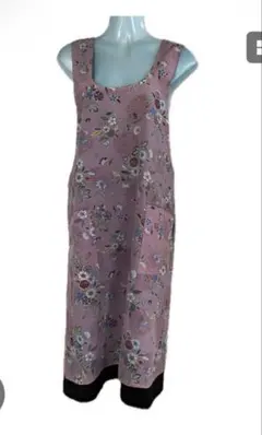 花柄リバーシブル　エプロン キッチン おしゃれ