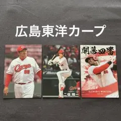 広島東洋カープ プロ野球チップスカード 3枚セット