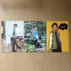 嵐　大野智　個人　クリアファイル　グッズ　3枚セット