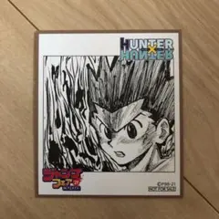 アニメイト ジャンプフェア ミニ色紙　HUNTER×HUNTER ゴン