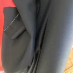 黒のウール100%生地150cm幅2m