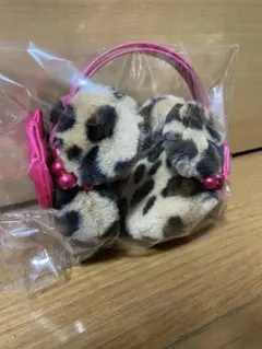 ディズニーヒョウ柄　イヤーマフ　耳当て　廃盤　レア　【本日価格】