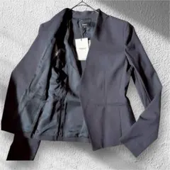 【新品タグ付き】 セオリー ノーカラージャケット 卒業式 入学式 セレモニー