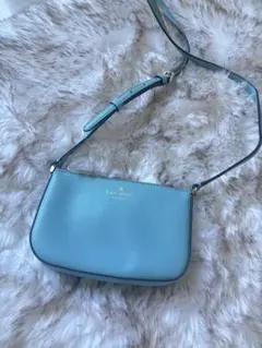 Kate Spade ライトブルー ショルダーバッグ