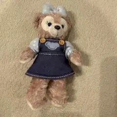 ディズニーシー シェリーメイ ぬいぐるみバッジ デニム