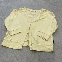 futafuta カーディガン 90サイズ ライトイエロー